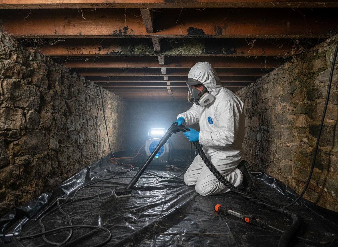 Crawl Space Mold Removal in Yonkers, NewYork